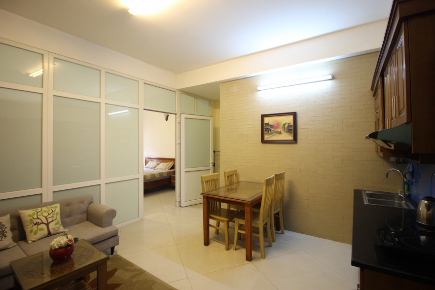Brightly 1 bedroom apartment for rent in Tay Ho Hanoi